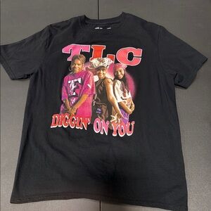TLC Black and Red Short Sleeve Tees